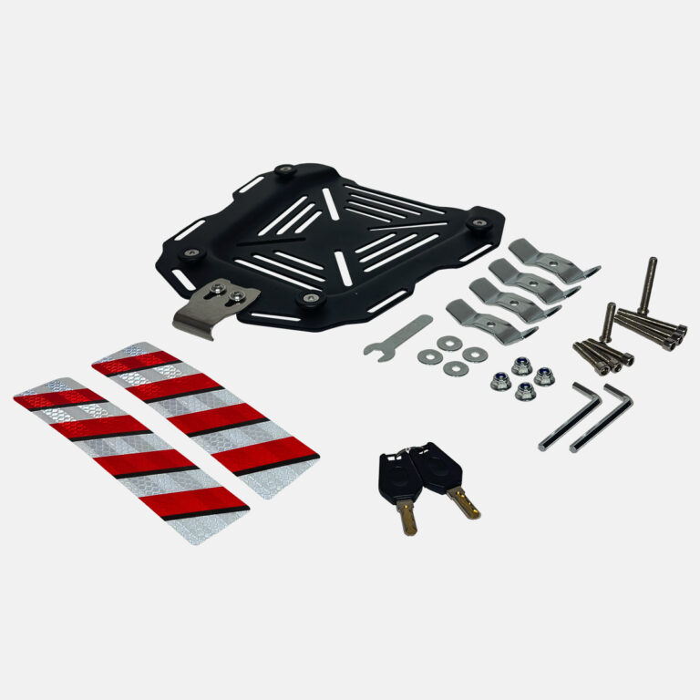 Weckio top box X-Twin Platine - visseries - clés - bandes réfléchissantes
